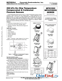 Datasheet MPX2202GVP manufacturer Motorola